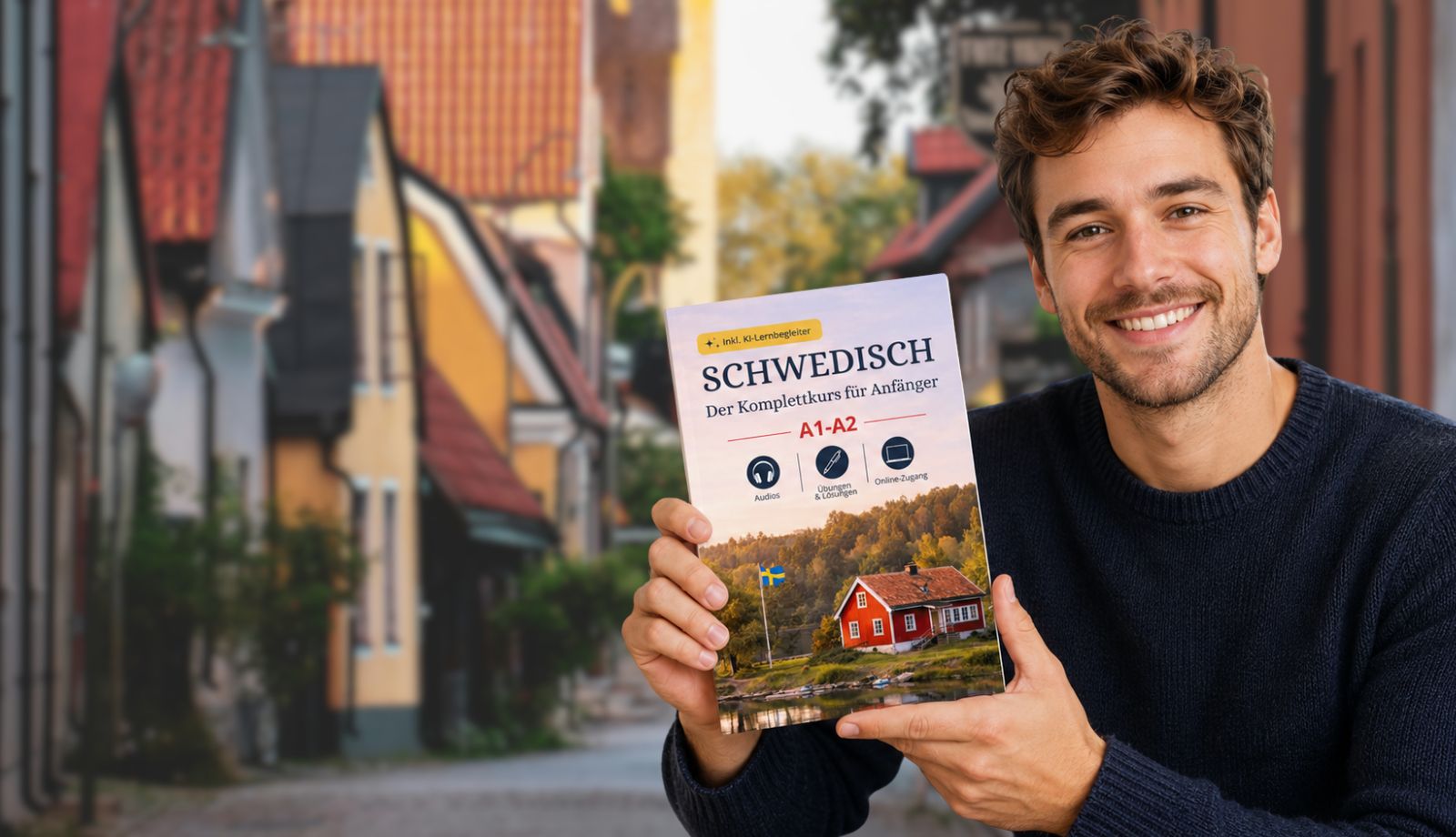 Schwedisch Komplettkurs (A1-A2) – Lernbuch mit digitalen Erweiterungen