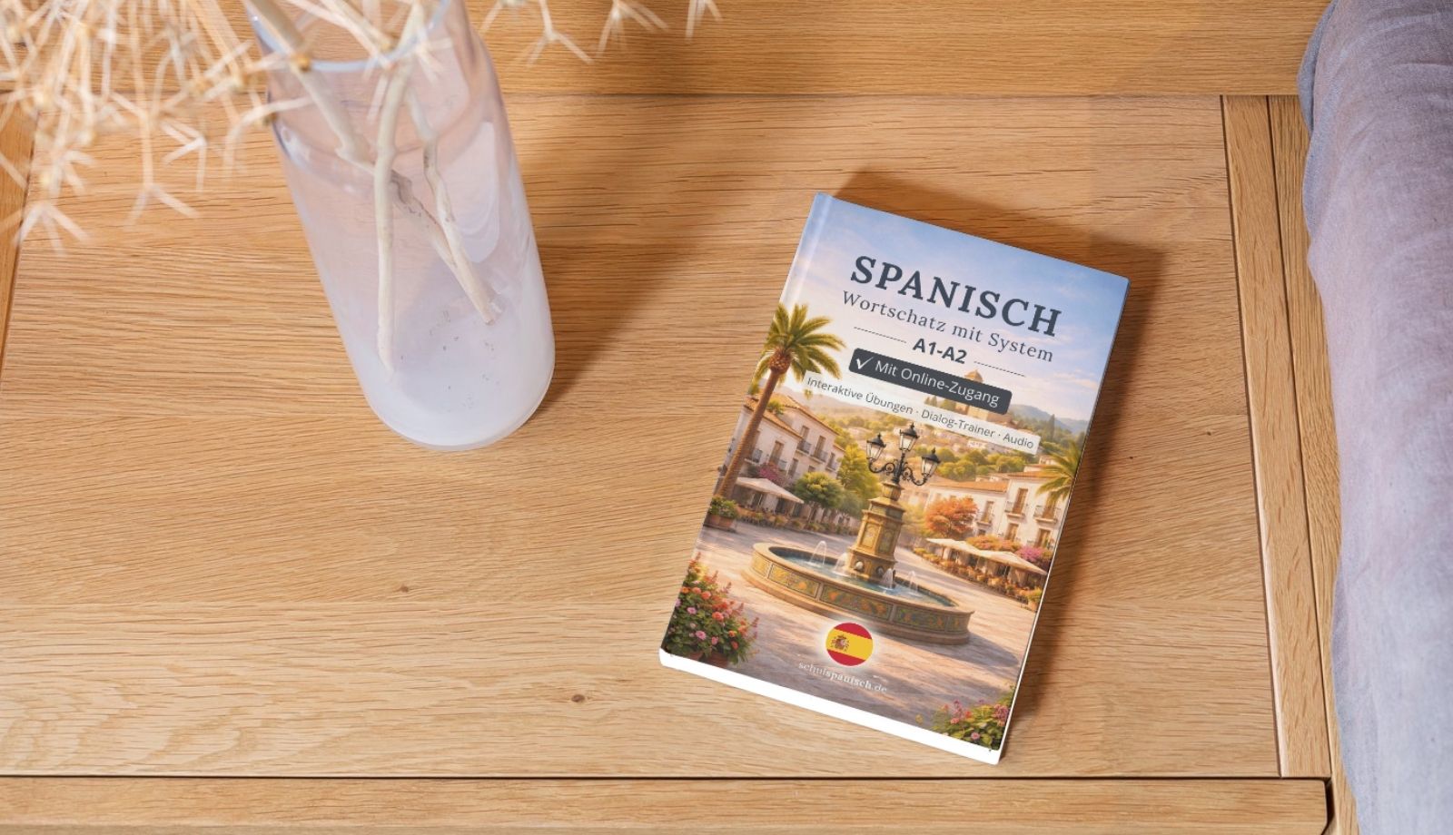 Spanischer Wortschatz A1–A2 mit Grammatik-Einstieg, Videos und Online-Übungen