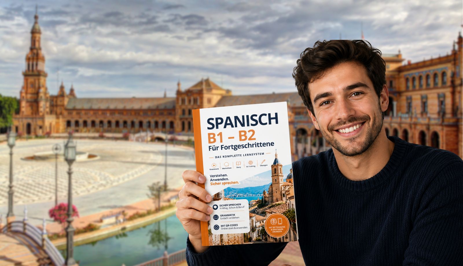 Spanisch Komplettpaket A1–A2 mit Story, Grammatik und digitalen Extras